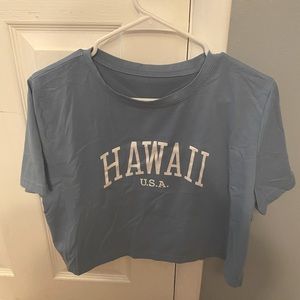Hawaii cropped t-shirt